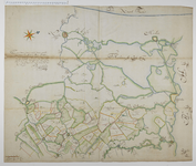 207 Kaart van de Vecht, de Leidse Rijn en de IJssel